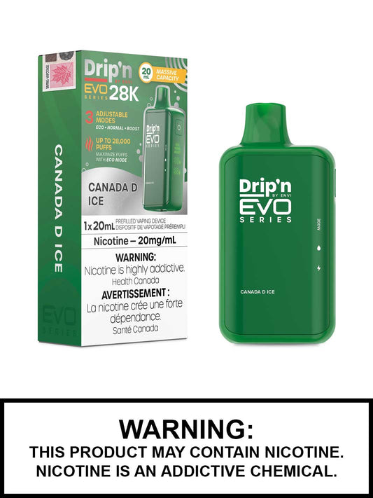 Drip'n by Envi EVO Series 28k Disposable - Canada D Ice 20MG