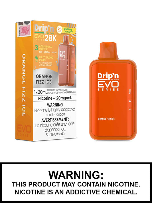 Drip'n by Envi EVO Series 28k Disposable - Orange Fizz Ice 20MG