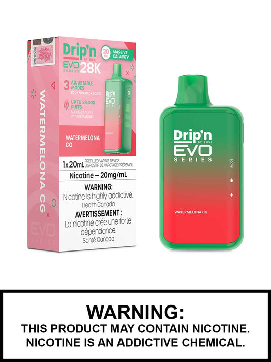 Drip'n by Envi EVO Series 28k Disposable - Watermelona CG 20MG