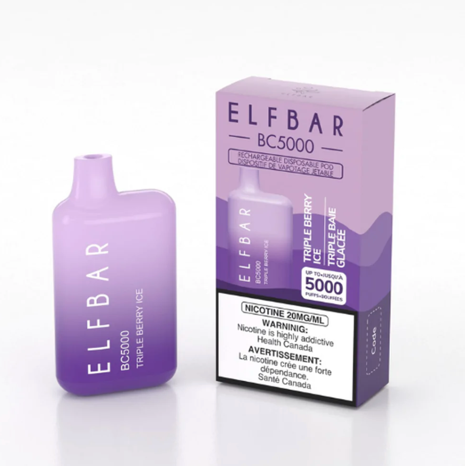 Elf Bar 5000 Puffs - Tripple Berry Ice